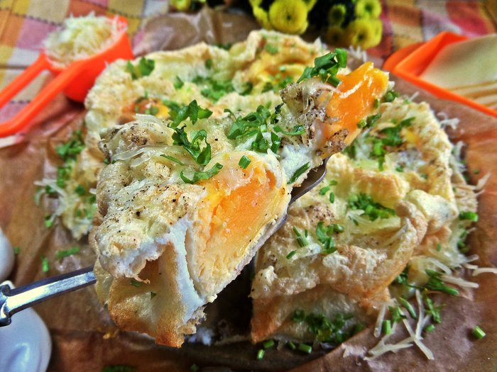 Глазунья в духовке