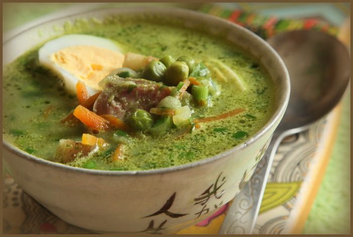 Легкий суп "Изумрудный"