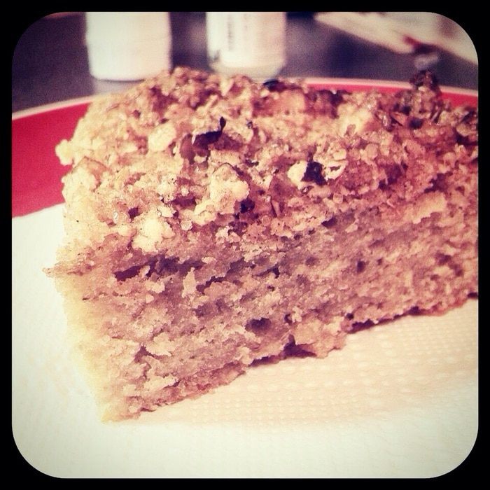 Овсяно-банановый пирог