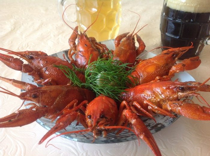 Жареные раки