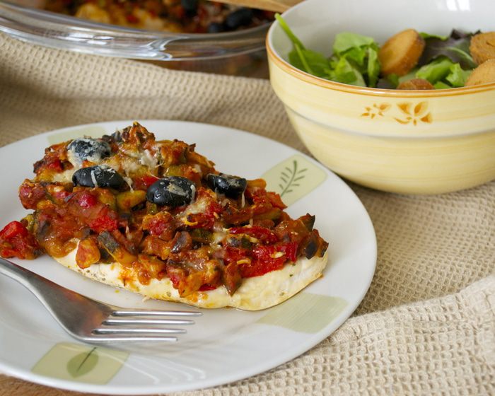 Рататуй с курицей 