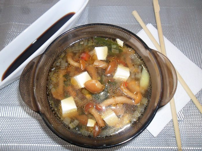 Мисо суп с опятами