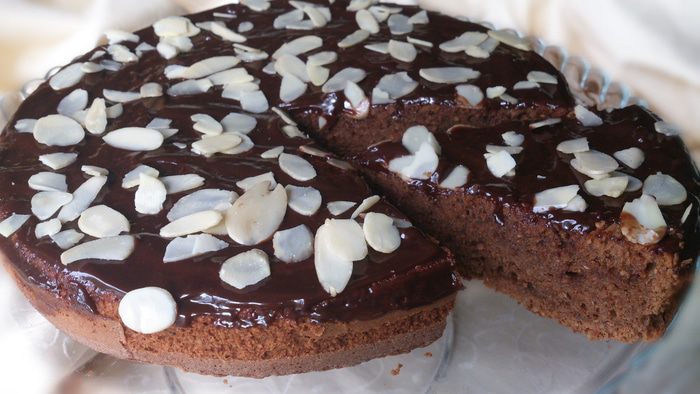 Миндально-шоколадный торт 