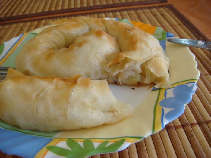 Курник из тесто фило 