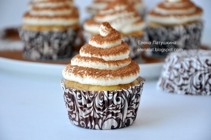 Кексы "Тирамису"
