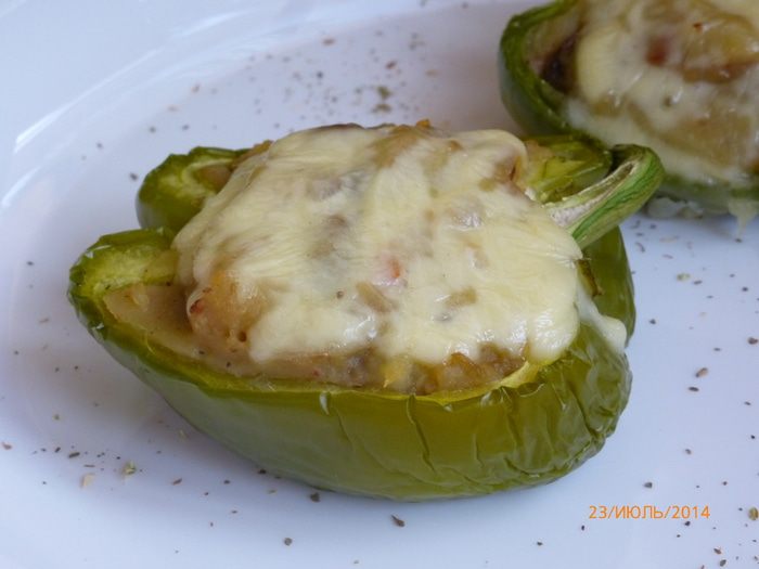 Фаршированные перцы (без мяса)
