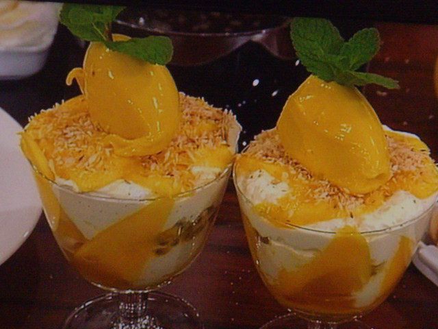 Экзотический манговый Тирамису