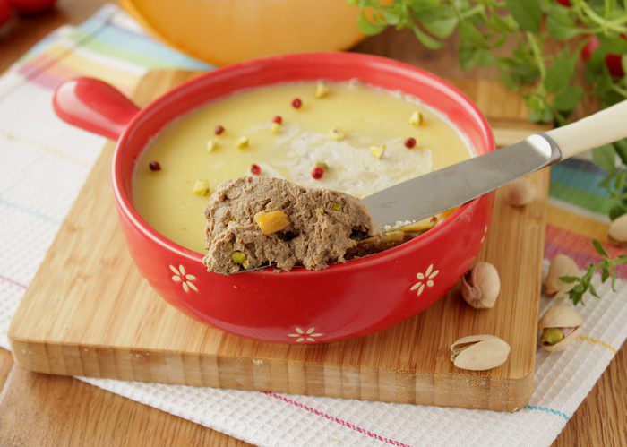 Паштет с тыквой и фисташками
