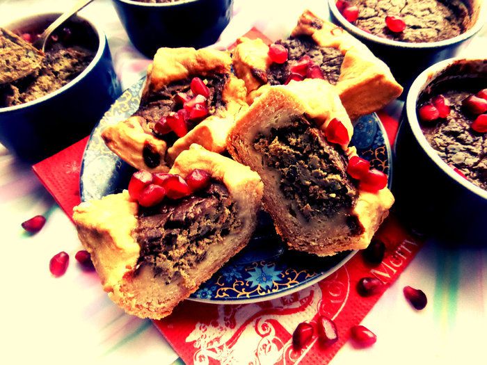 Печеночный паштет в песочном тесте