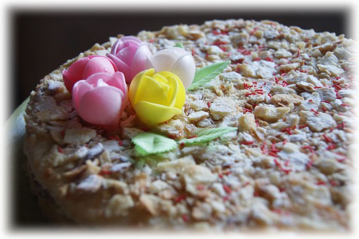 Миндально-кокосовый Наполеон