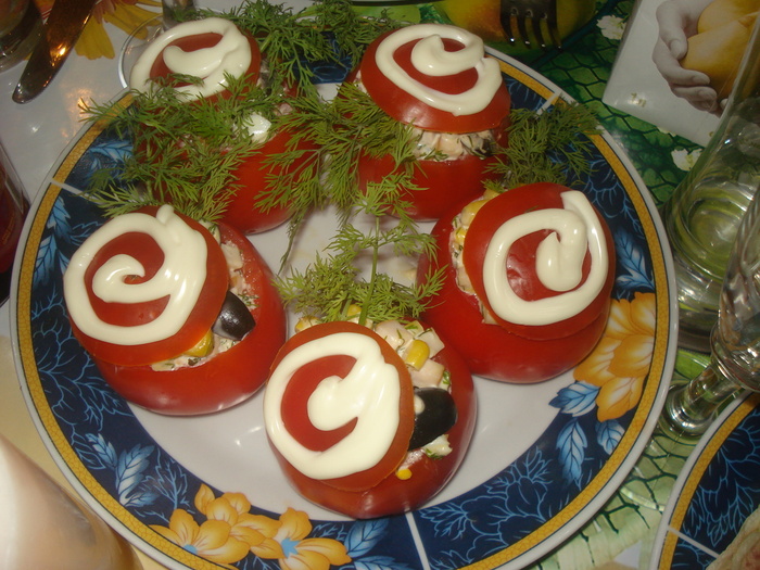 Закуска " Сеньйоры-Помидоры"