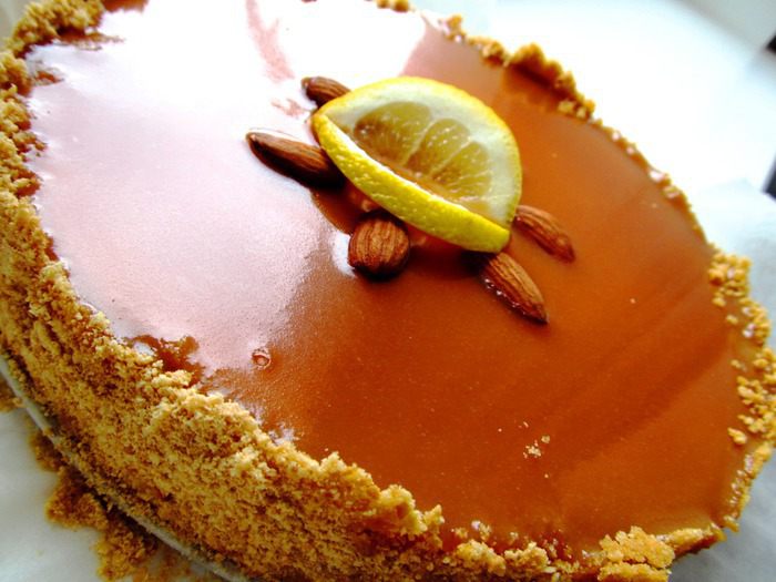 Карамельный чизкейк с цитрусовой ноткой