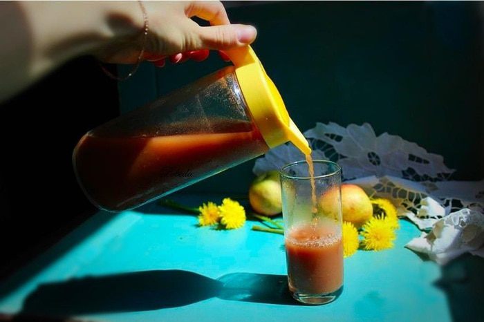 Квас на яблочном соке