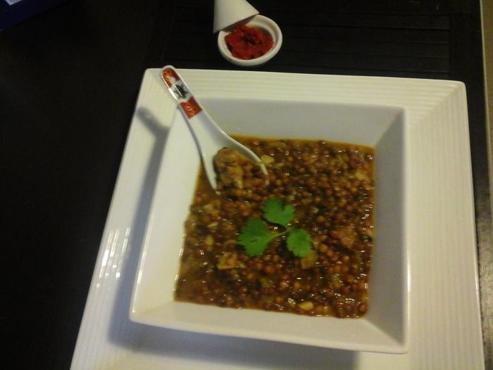 Чечевица в соусе 