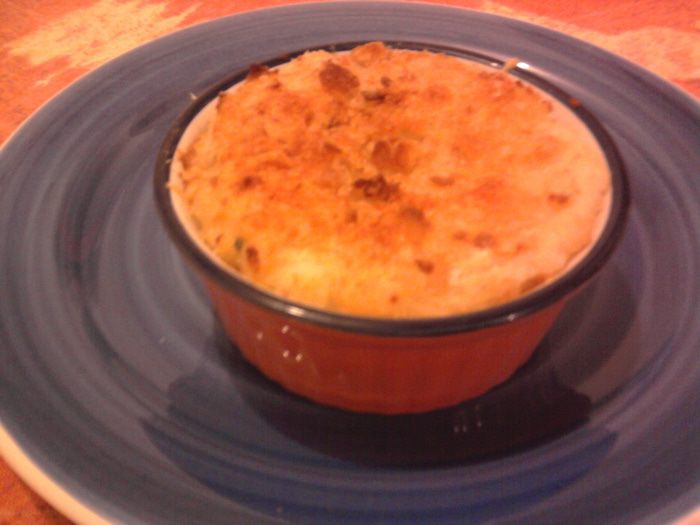 Гратэн из цветной капусты под соусом бешамель