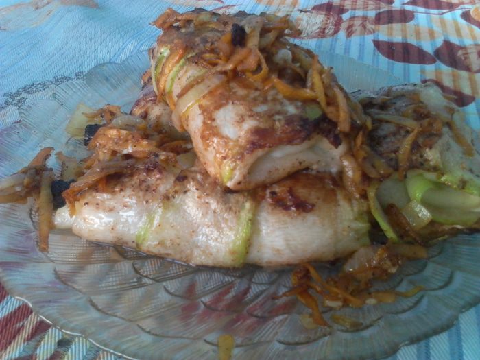 Рулетики из кабачка