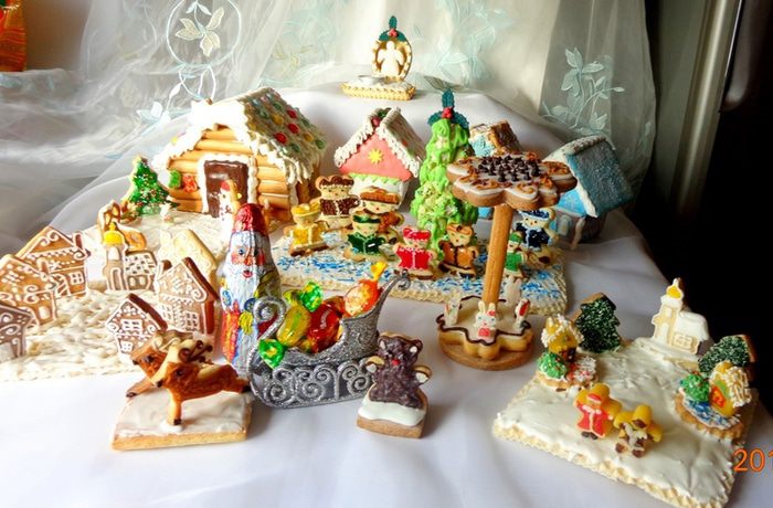 Пряничная Рождественская деревня
