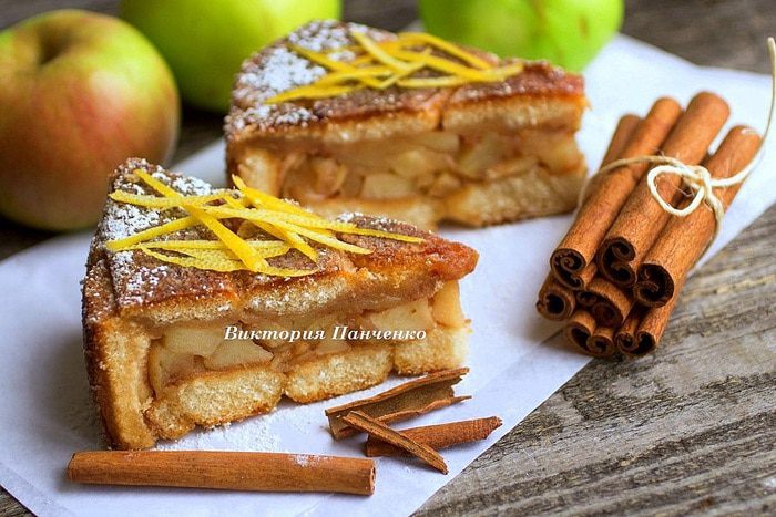 Необычная шарлотка