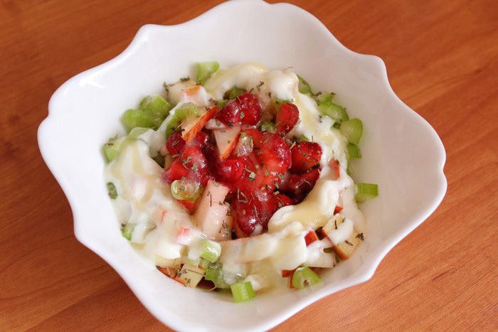 Салат-десерт "Летнее настроение"