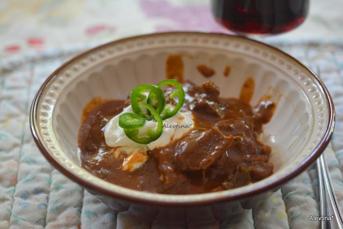 Тушеная говядина по-мексикански