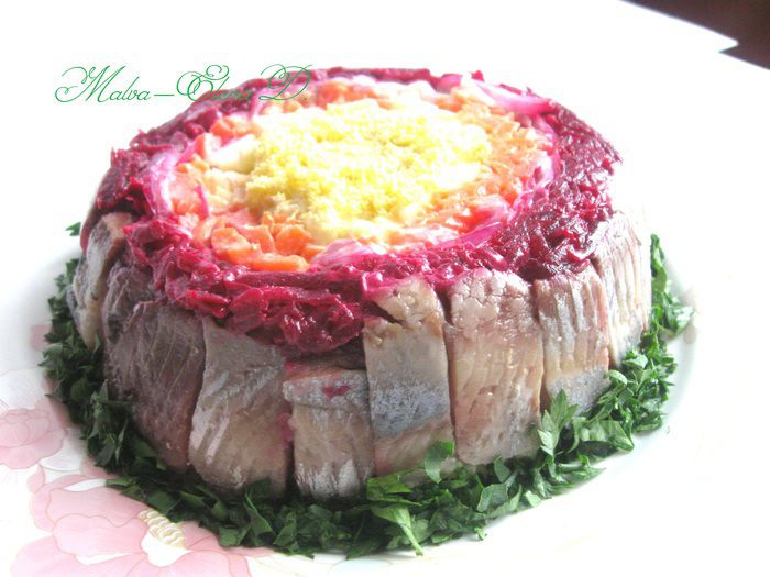 Селедка без шубы "Теплая зима"