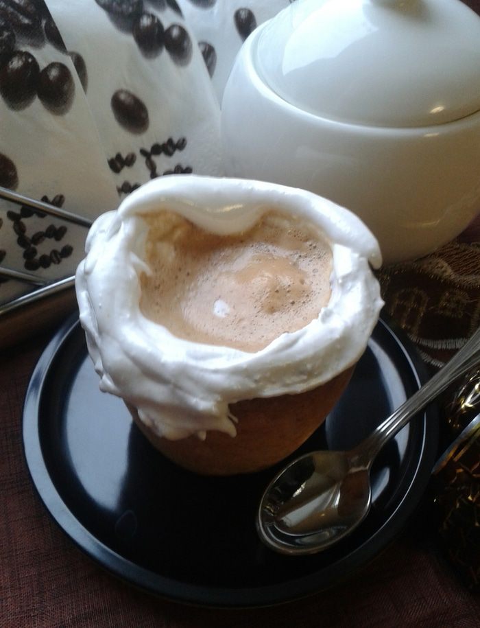 Имбирный кофе в съедобной кружке