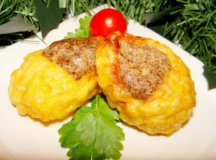 Лапоточки из картофеля с "Махезой"