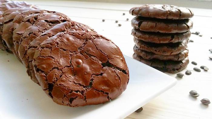 Шоколадное печенье без муки