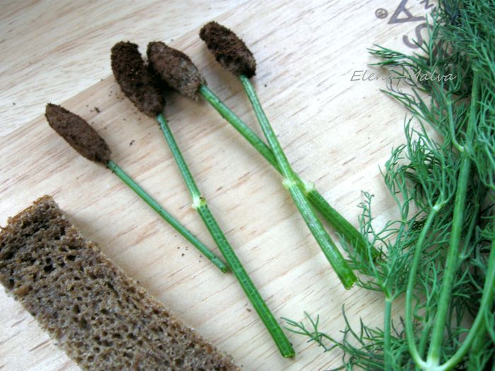 Камыши для оформления блюд
