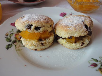 Шоколадно-апельсиновые сконы