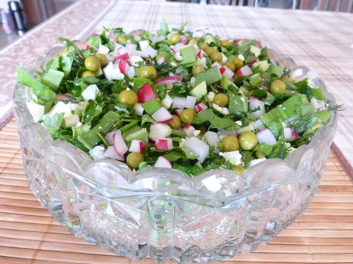 Салат с черемшой "Любимый"