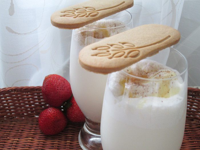 Молочный коктейль из пломбира с имбирем