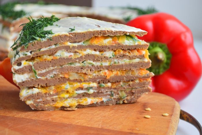 Печеночный торт "Освежающий"