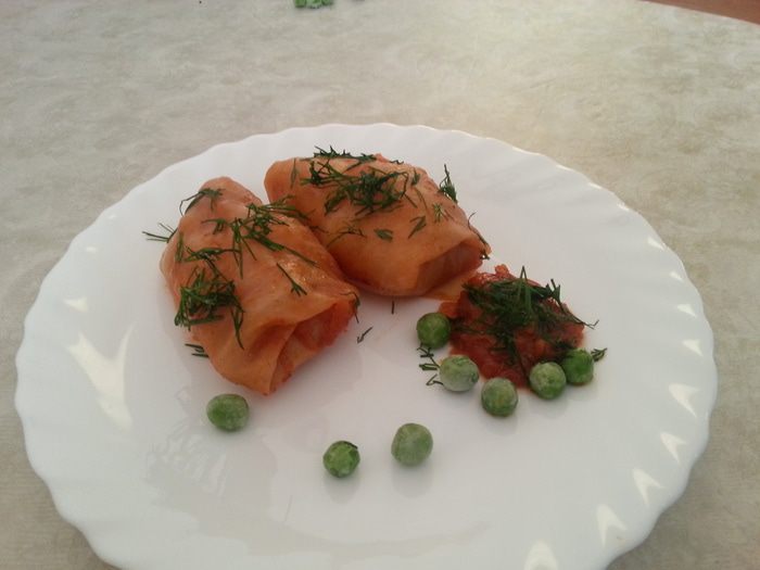 Обычные голубцы + хороший способ подготовки капустных листьев