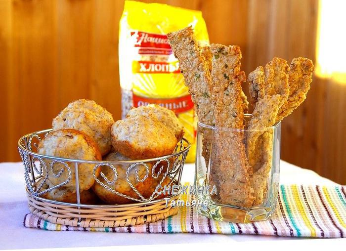 Овсяная выпечка с сыром: пышки и хрустящие палочки 