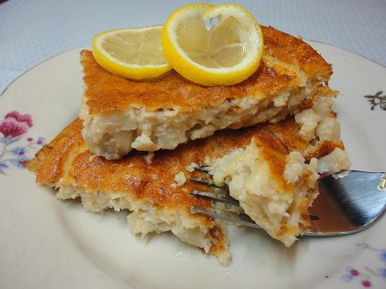 Рыбный воздушный пирог по-милански