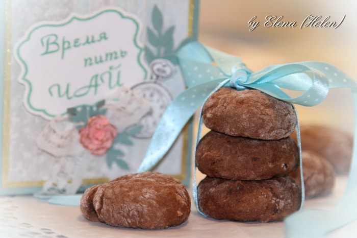 Шоколадно-овсяное печенье "Английское чаепитие"