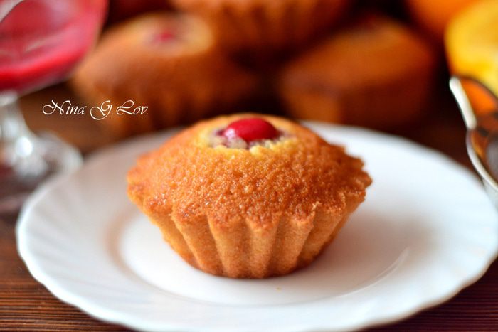 Миндальное пирожное "Финансье" с сюрпризом