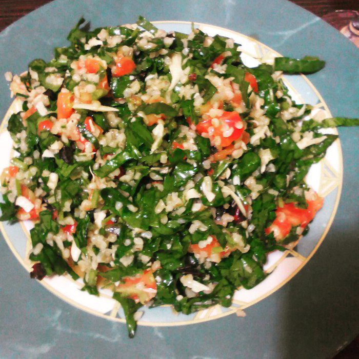 Легкий салат в марокканском стиле