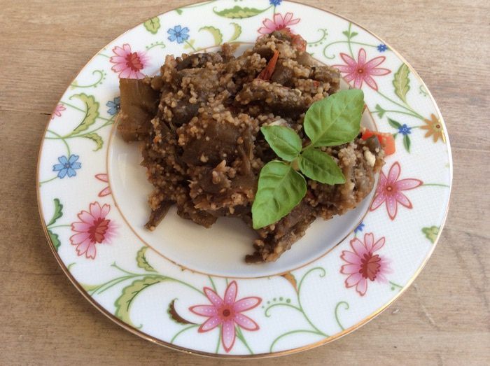 Баклажаны с кускусом