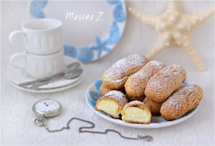 Эклеры с хрустящим кракелюром