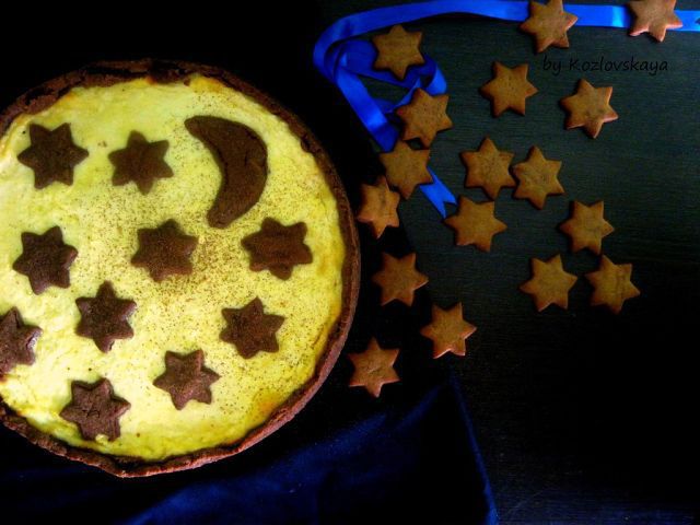Творожный пирог "Звездные ночи"