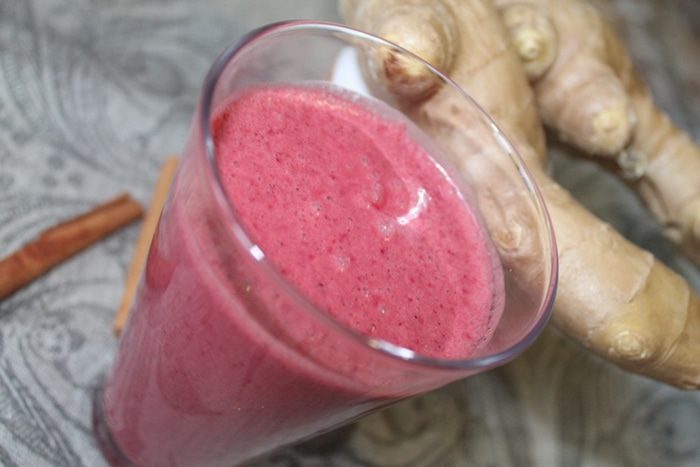 Смузи "Имбирная вишня"