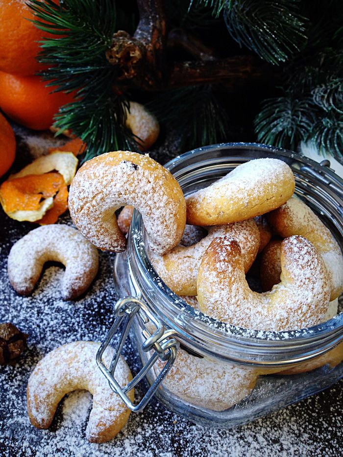 Орехово-ванильные рогалики