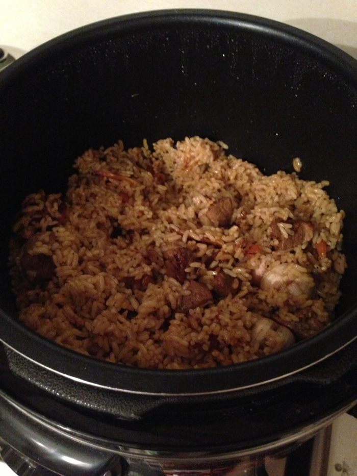 Плов с бараниной в мультиварке