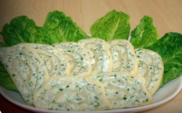 Рулет пикантный (сырный)