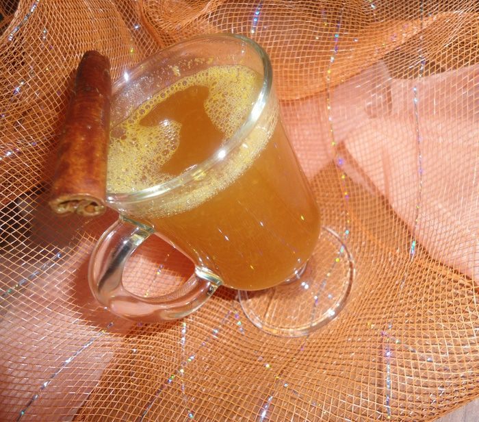 Согревающий мандариновый чай