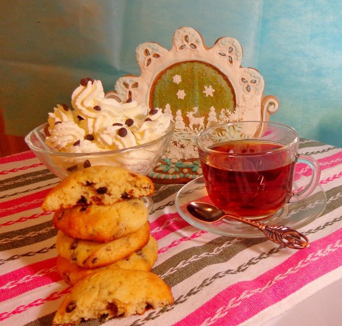 Шоколадное печенье на маскарпоне