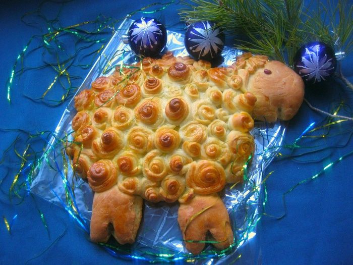 Дрожжевой пирог "Гламурная овечка"