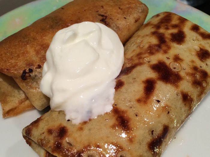 Блинчики с мясом